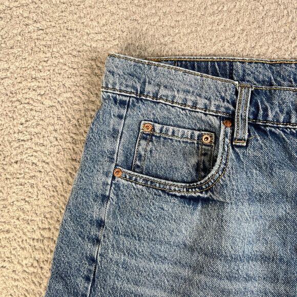 Aeropostale Barrel Jean Women 16 Wide Leg Denim Streetwear Loose Baggy 36x26 - Picture 6 of 16